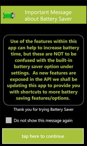 Image 3 for Battery Saver for Windows…