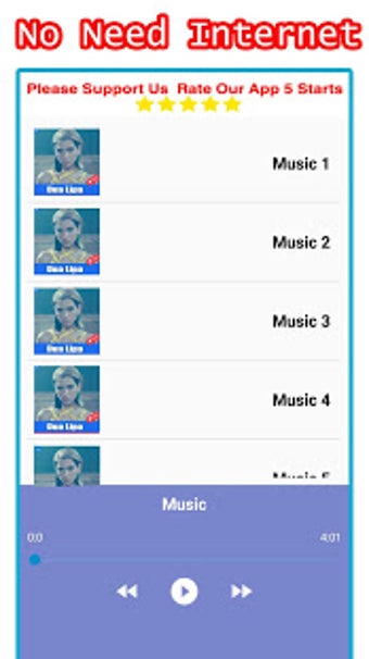Imagen 0 para Dua Lipa - Don't Start No…