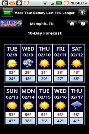 Image 1 for Action News 5 Memphis Wea…