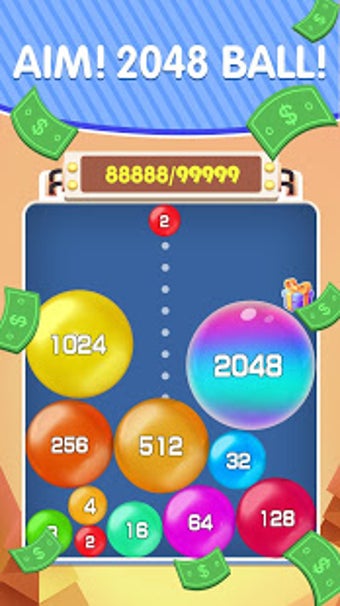 Image 1 for Lucky 2048 - Merge Ball a…