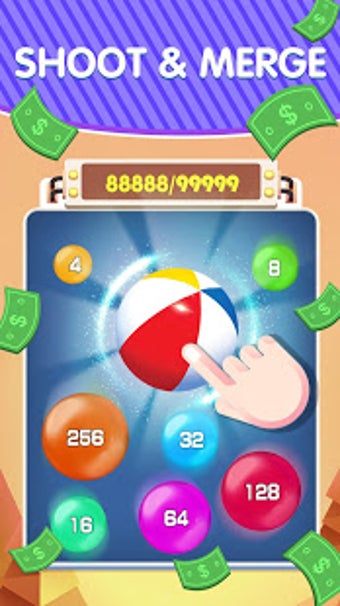 Image 0 for Lucky 2048 - Merge Ball a…