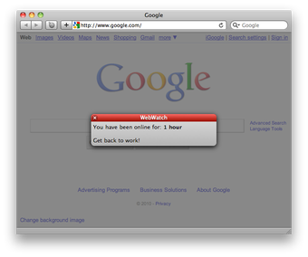 Image 0 for WebWatch Safari Extension