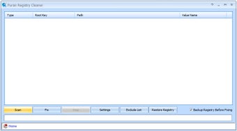 Image 0 for Puran Registry Cleaner