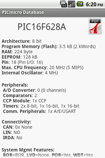 Imagen 1 para PICmicro Database