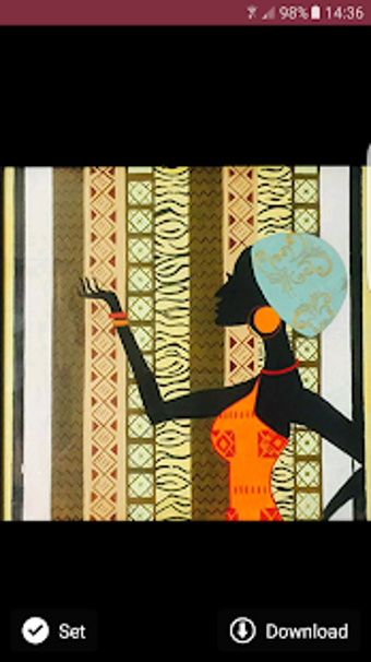 Image 1 for African Art Wallpapers