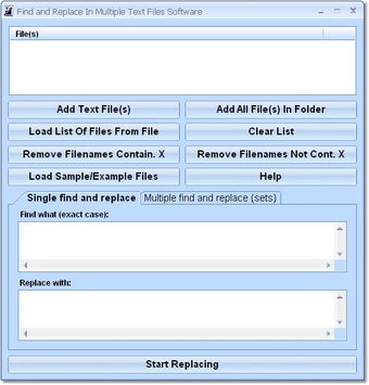 Image 0 for Find and Replace In Multi…