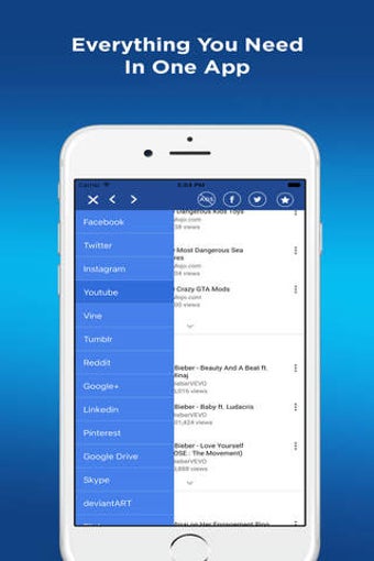 Image 0 for Social Media Browser