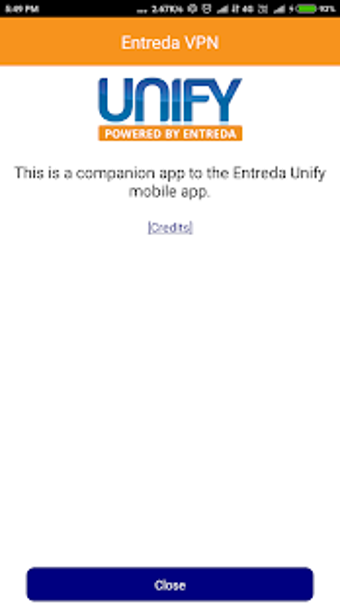 Imagen 1 para Entreda VPN companion app
