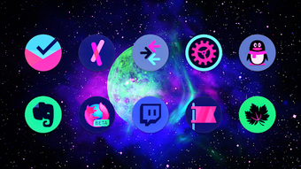 Imagen 2 para Black Magic Icon Pack