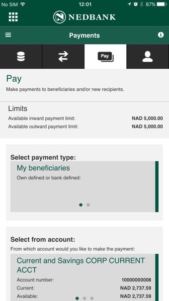Imagen 1 para Nedbank App Suite (Africa…