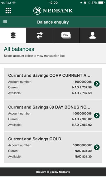 Imagen 0 para Nedbank App Suite (Africa…