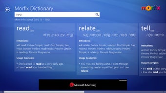 Image 0 for Morfix Dictionar for Wind…