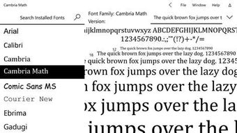 Imagen 2 para Font Book for Windows 10