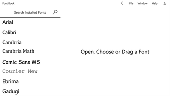 Image 0 for Font Book for Windows 10