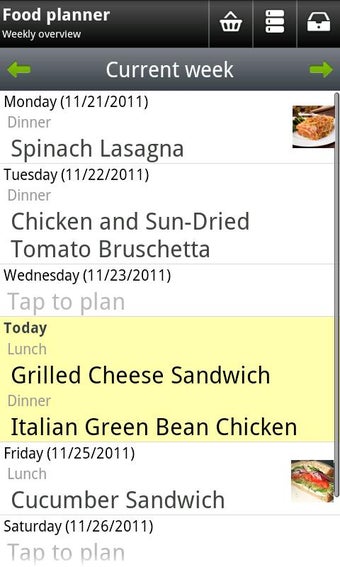 Image 1 for Food planner