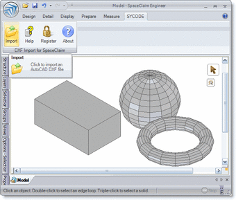Image 0 for DXF Import for SpaceClaim