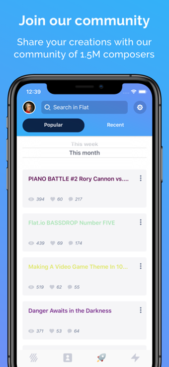Image 3 for Flat: Music Score & Tab E…