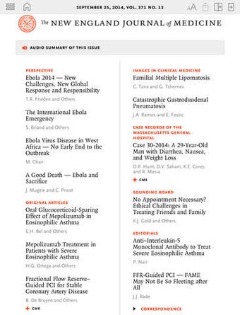 Imagen 0 para NEJM iPad Edition