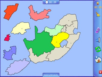 Imagen 0 para South Africa Puzzle Map