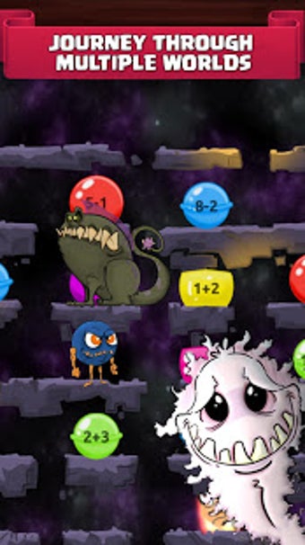 Image 0 for Monster Math - Math facts…
