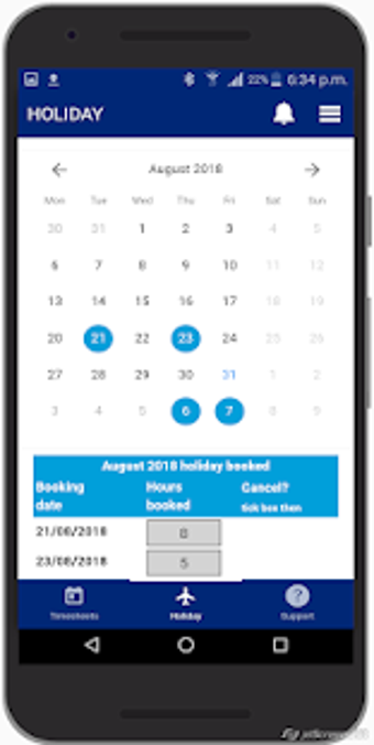 Image 0 for Hays Timesheets