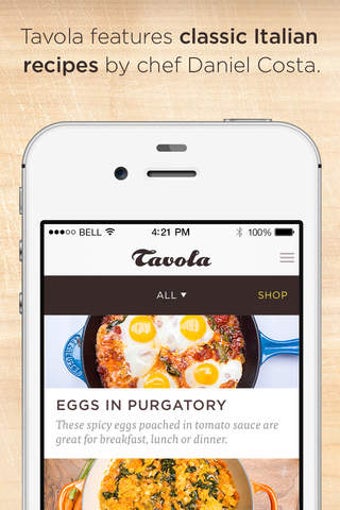 Image 0 for Tavola - Italian recipes,…