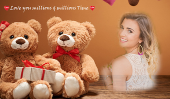 Image 2 for Teddy Bear Photo Frame : …