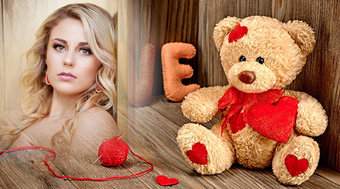 Image 0 for Teddy Bear Photo Frame : …