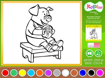 Image 0 for I Color Too: Animals 2