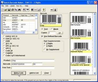 Image 0 for Batch Barcode Maker