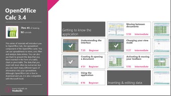 Imagen 1 para OpenOffice Calc Training …