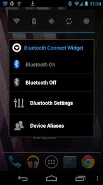 Imagen 1 para Bluetooth Connection Widg…