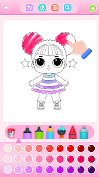 Image 0 for Doll Princess Coloring Ga…