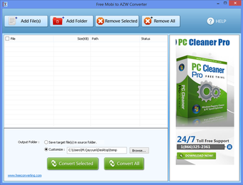 Image 0 for Free Mobi to AZW Converte…