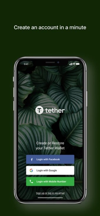 Image 1 for Tether Wallet by Freewall…