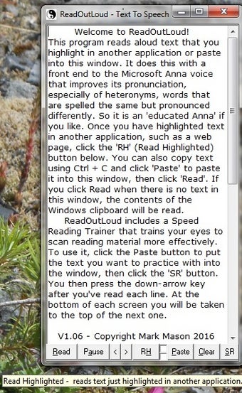 Image 0 for ReadOutLoud