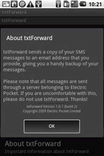 Imagen 1 para TxtForward - SMS to Email