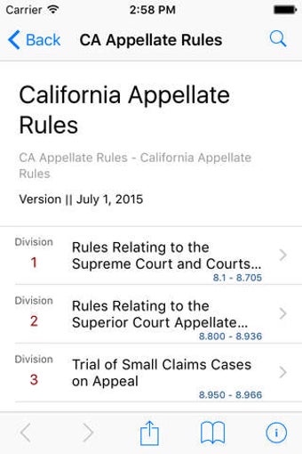 Image 0 for California Appellate Rule…