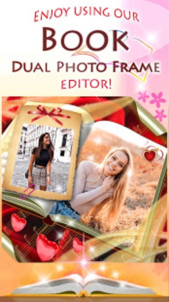 Image 1 for Book Dual Photo Frame  Tw…