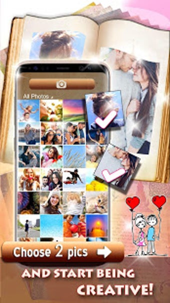 Image 0 for Book Dual Photo Frame  Tw…