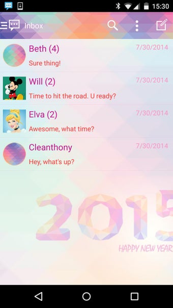 Image 0 for Handcent Skin (New year 2…