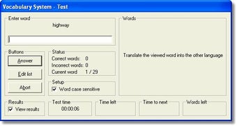 Image 1 for Vocabulary System