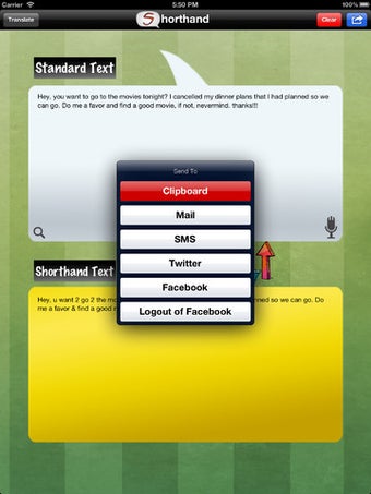 Image 0 for Shorthand - The Chat Tran…
