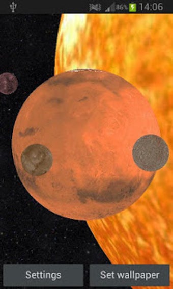 Image 1 for Solar System 3D Free LWP