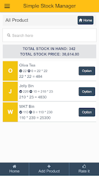 Image 0 for Simple Stock Manager