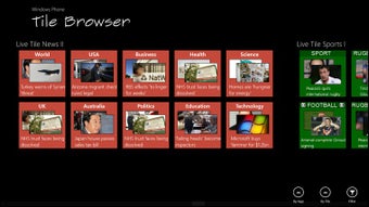 Imagen 1 para Live Tile Browser for Win…