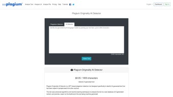 Image 0 for Plagium AI Detector