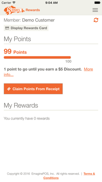 Image 0 for Servatii Rewards