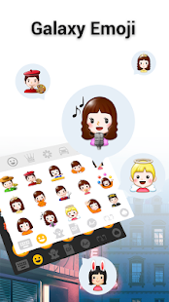 Imagen 2 para Galaxy Emoji - Emoji Keyb…