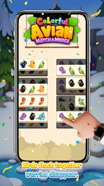 Image 0 for Colorful Avian Match  Mer…